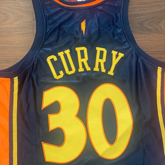 Golden State Warriors Stephen Curry Rookie Dazzle Jersey - Picture 10 of 11